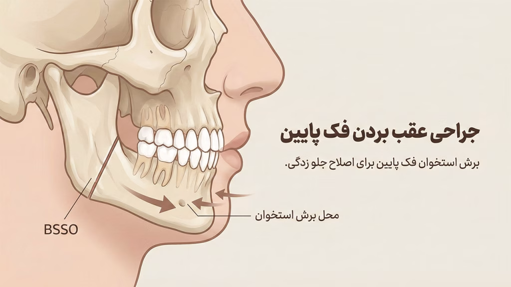 تکنیک جراحی BSSO برای عقب بردن فک پایین